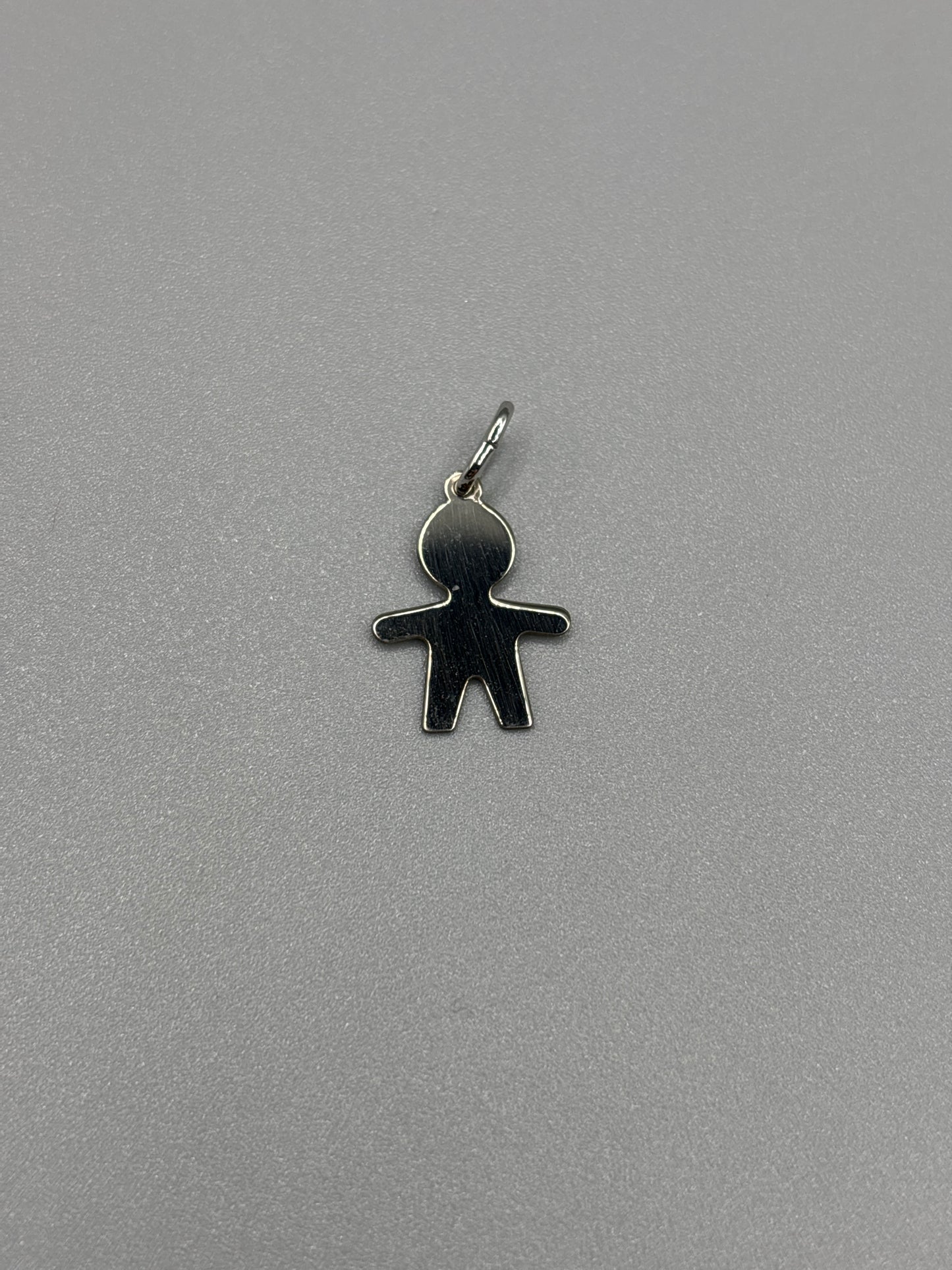 Ciondolo Bimbo bimba argento