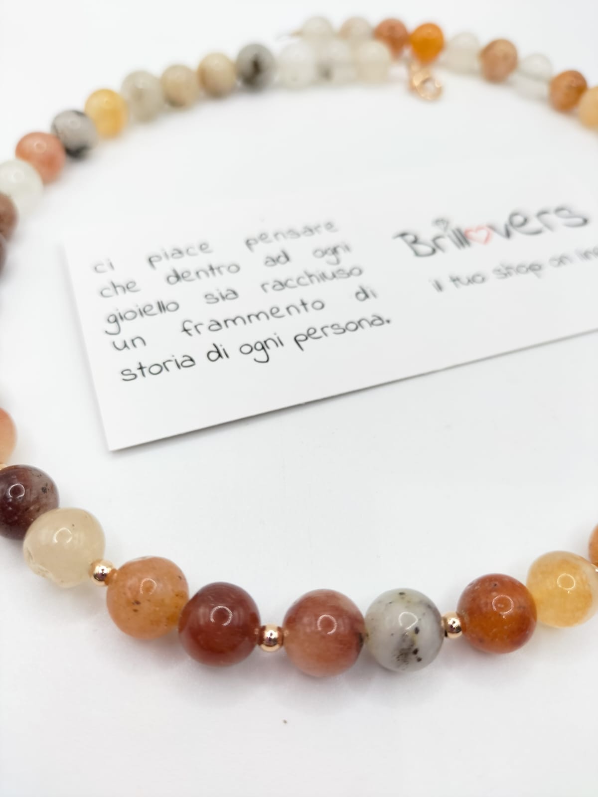 Collana Argento Quarzo Fulvo
