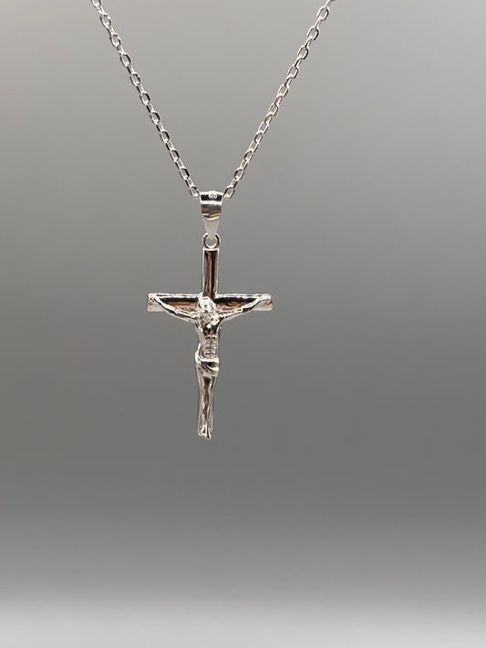 Collana argento croce