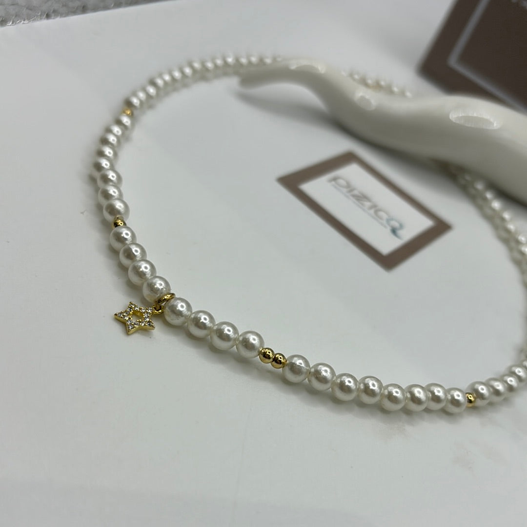 Collana filo perle stellina Pizzico