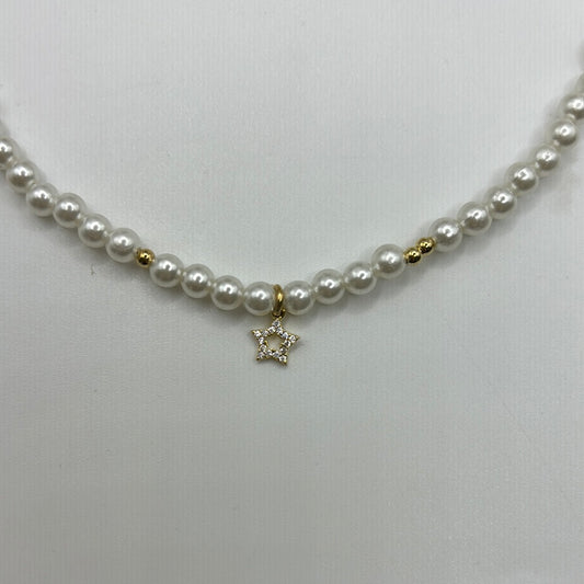 Collana filo perle stellina Pizzico