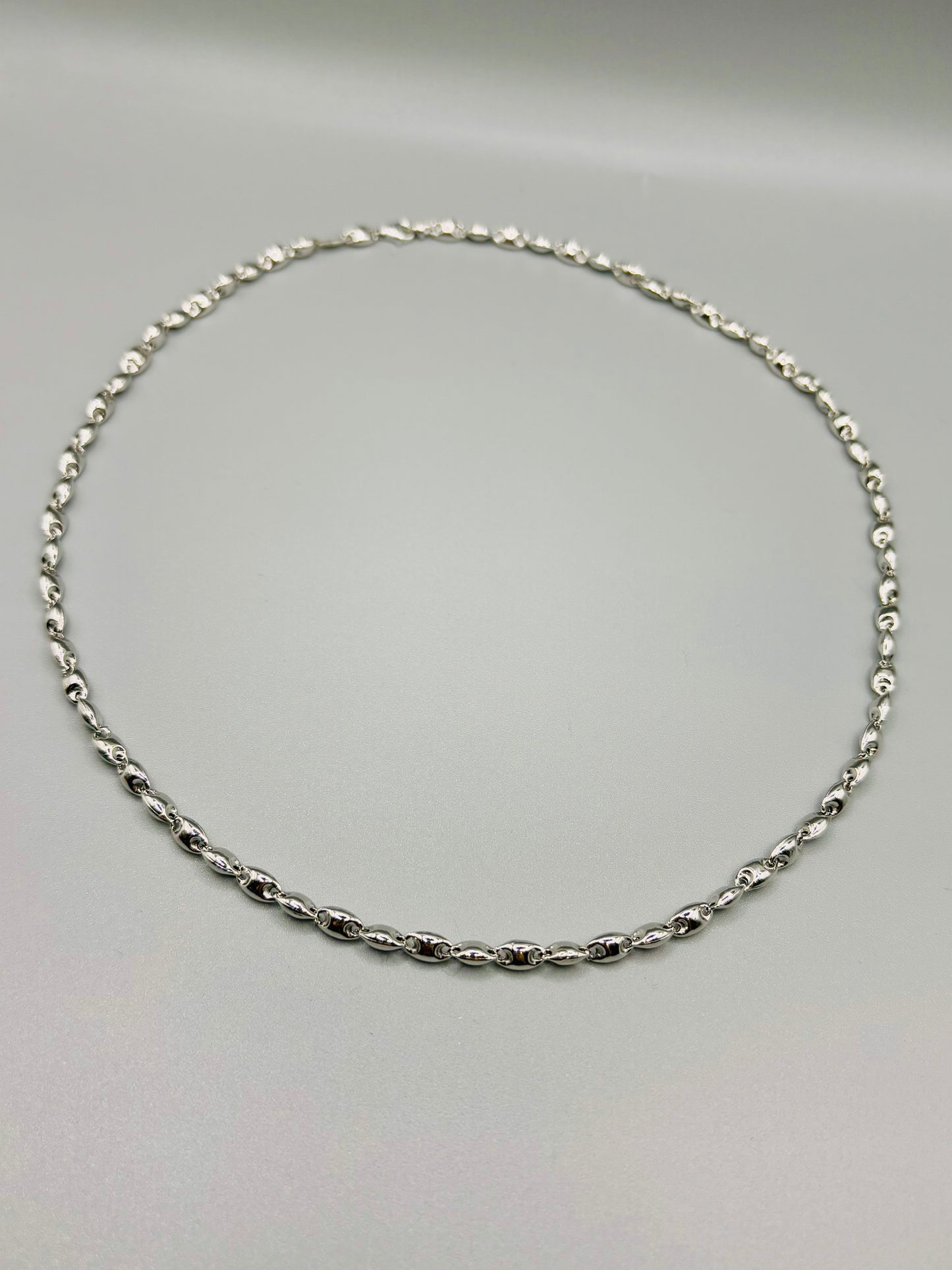 Collana uomo marinata argento