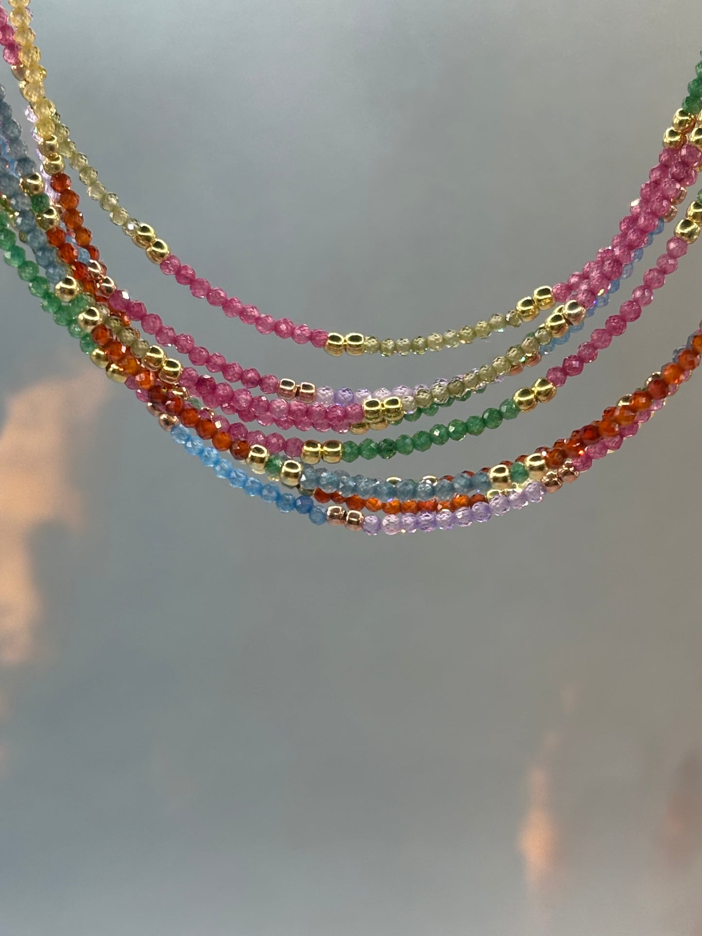 Collane multicolor Cristal Pizzico