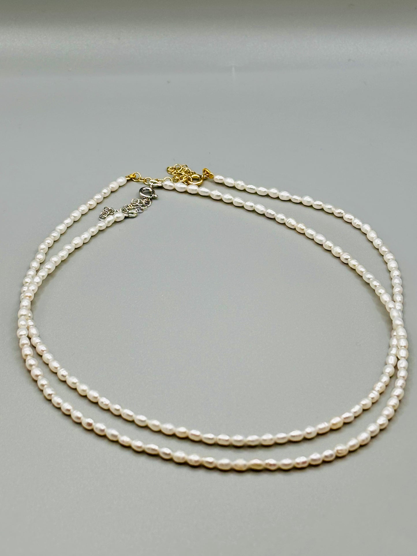 Collana Perle pizzo chicco di riso