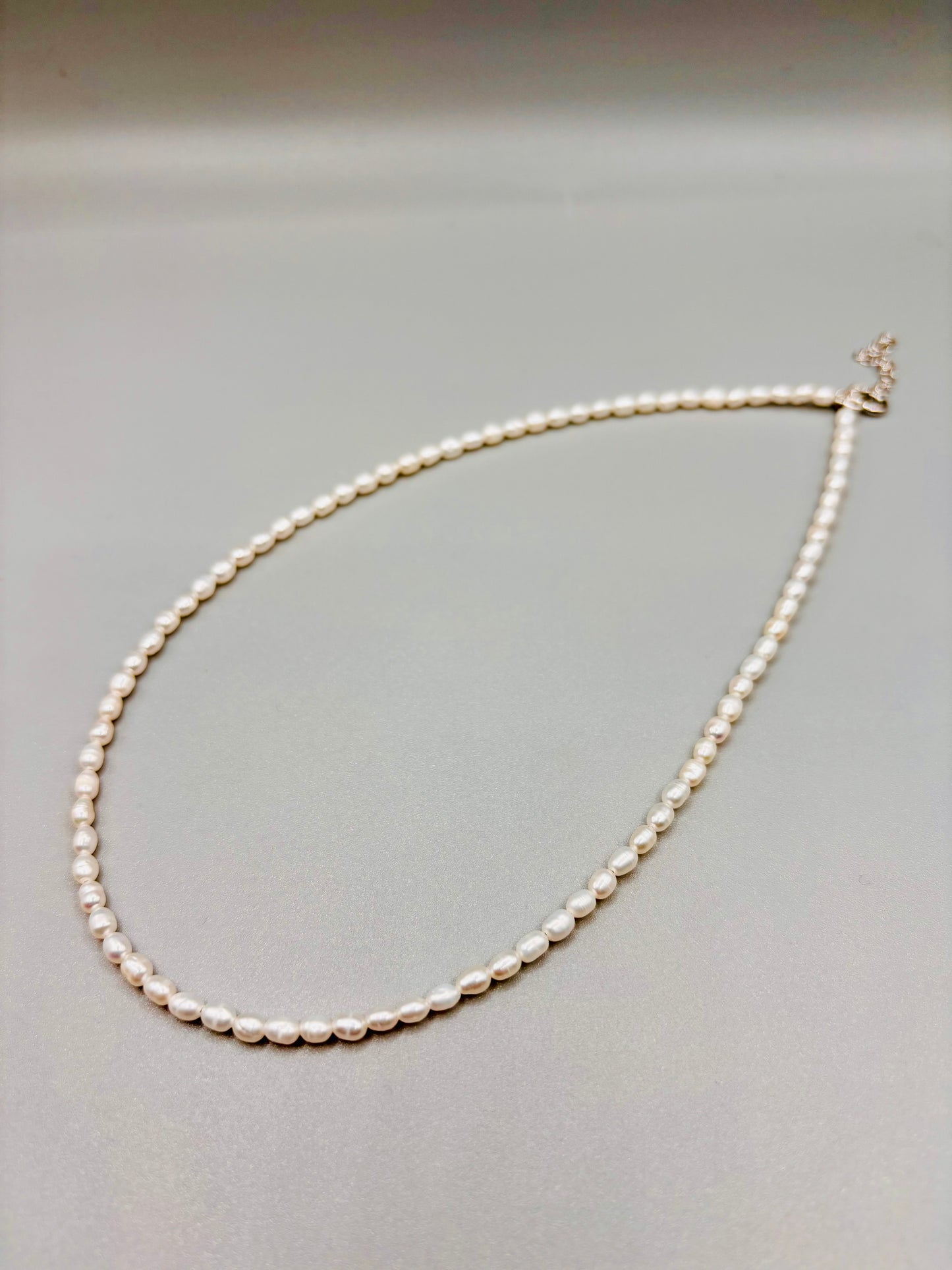 Collana Perle pizzo chicco di riso