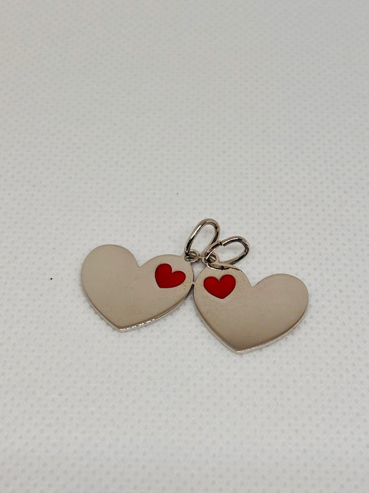 Ciondolo cuore doppio divisibile Pizzico