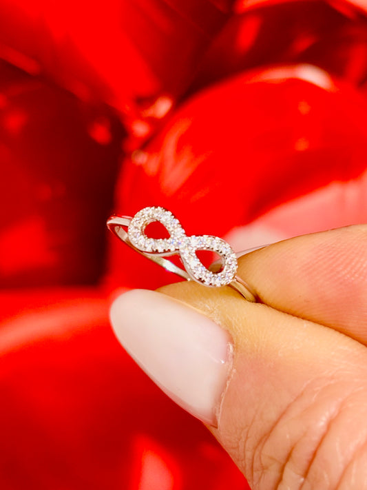Anello infinito Argento