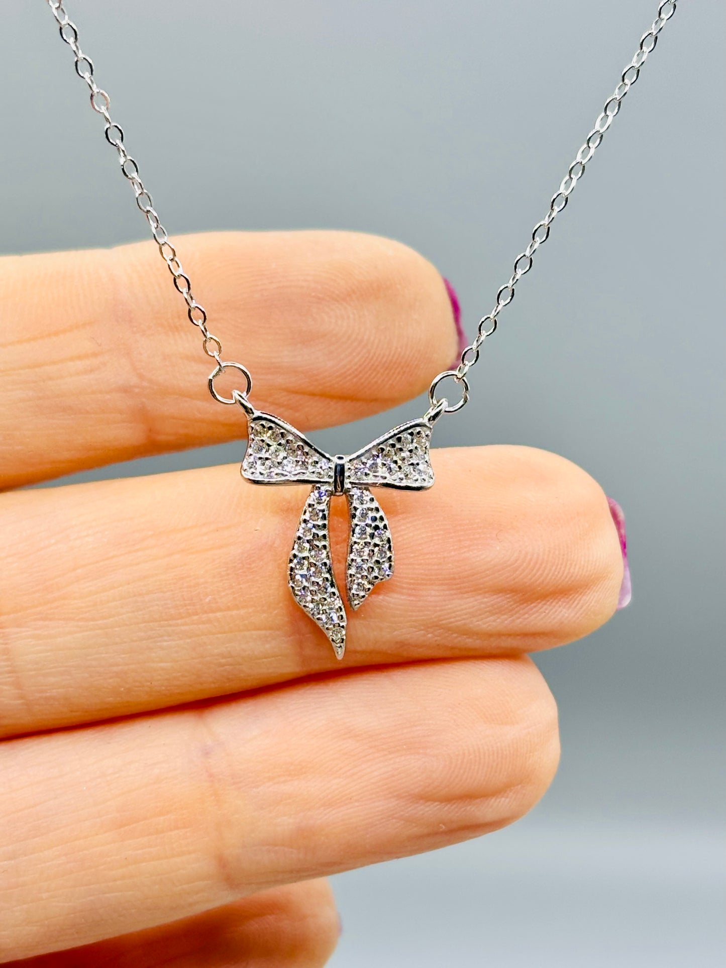 Collana argento Fiocco
