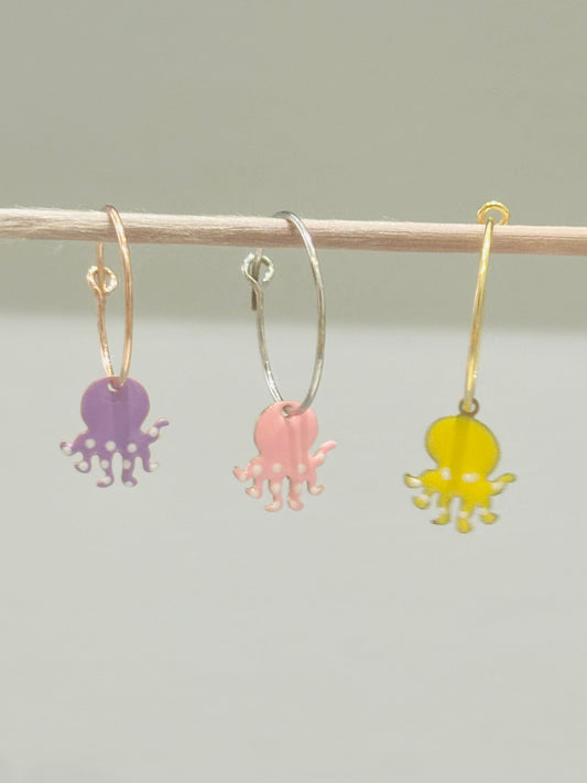 Mono orecchino Pizzico Octopus