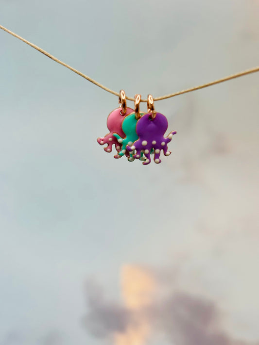 Ciondoli Smaltini Octopus Pizzico