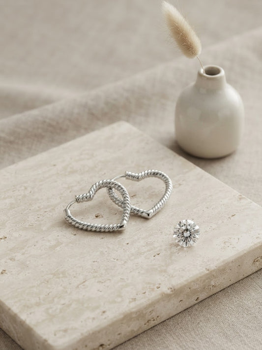 Orecchini Twisted Heart
