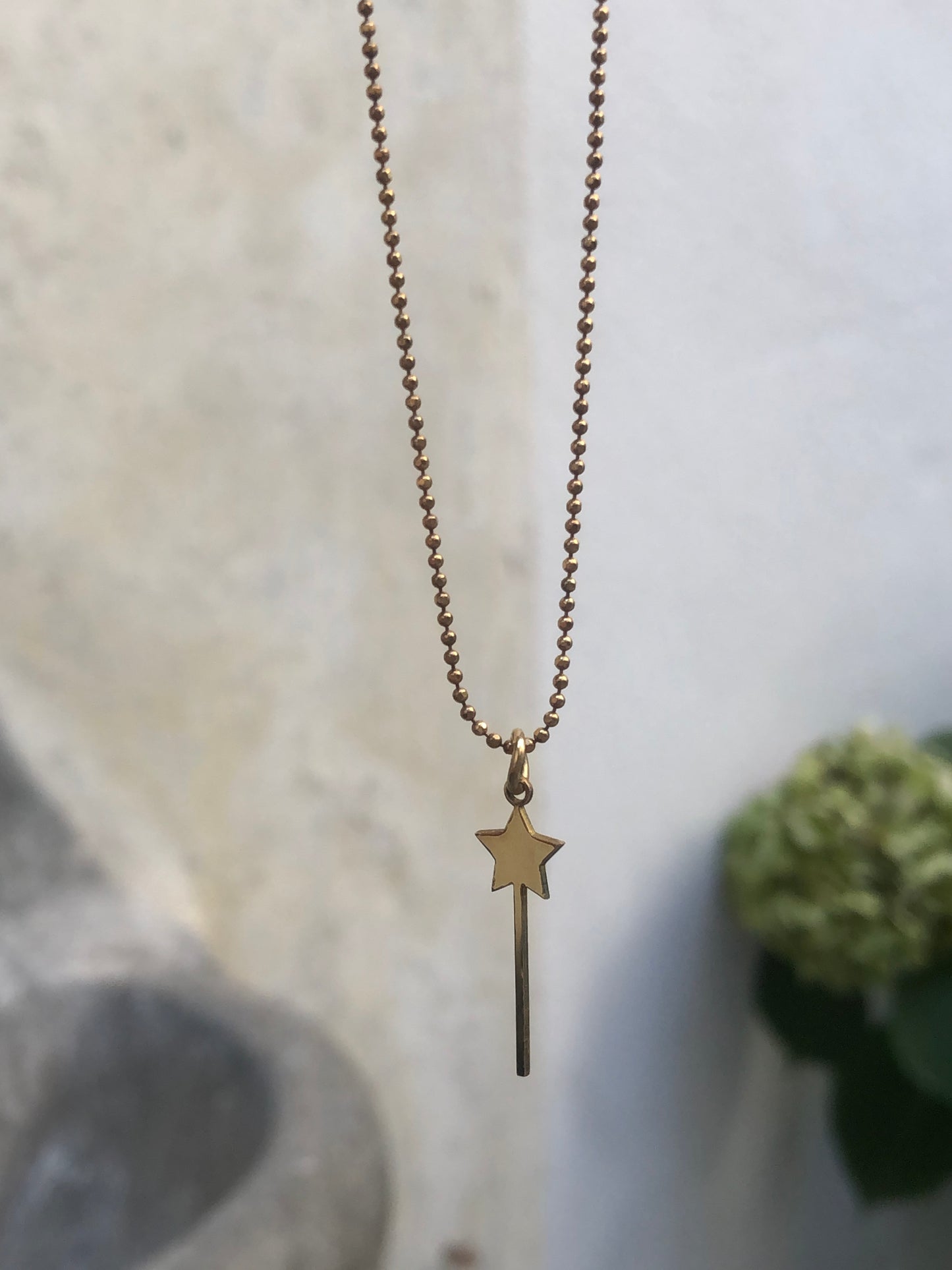 Collana argento bacchetta magica personalizzabile