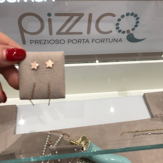 Orecchini Filopassanti Stelle Pizzico