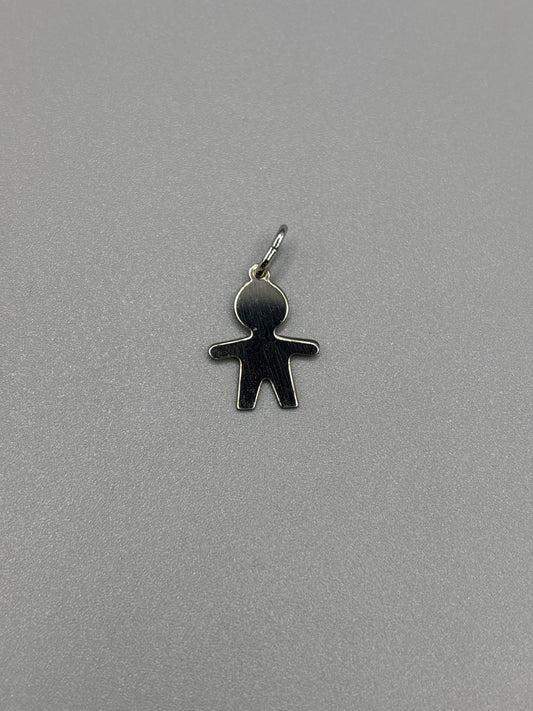 Ciondolo Bimbo bimba argento