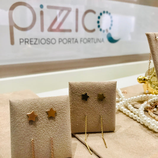 Orecchini Filopassanti Stelle Pizzico