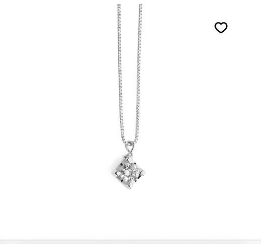 Collana Punto Luce oro e diamante