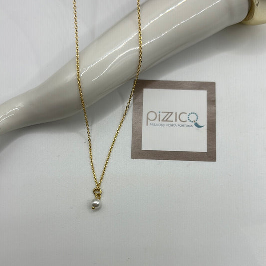 Collana minimal perlina Pizzico