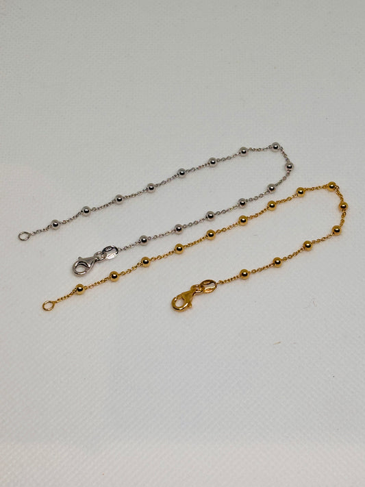 Bracciale base pallini alternati Pizzico