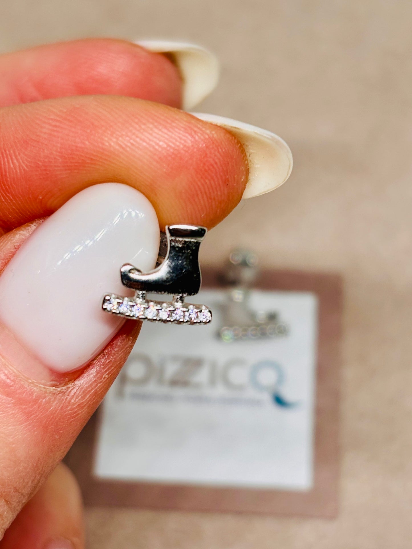 Orecchini Pattini ghiaccio Pizzico