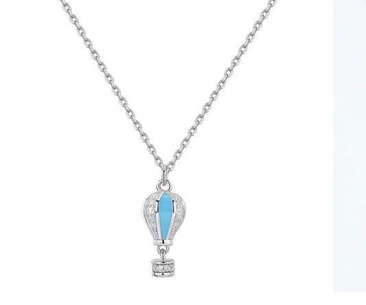 Collana mongolfiera Rosato