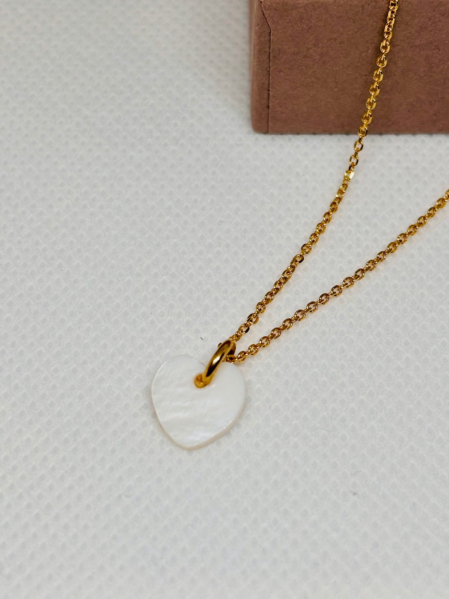 Collana argento cuore Madreperla Pizzico