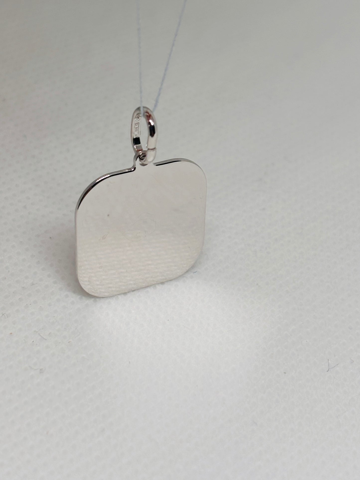 Piastra quadrata stondata per incisione