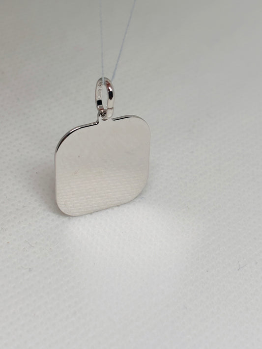 Piastra quadrata stondata per incisione