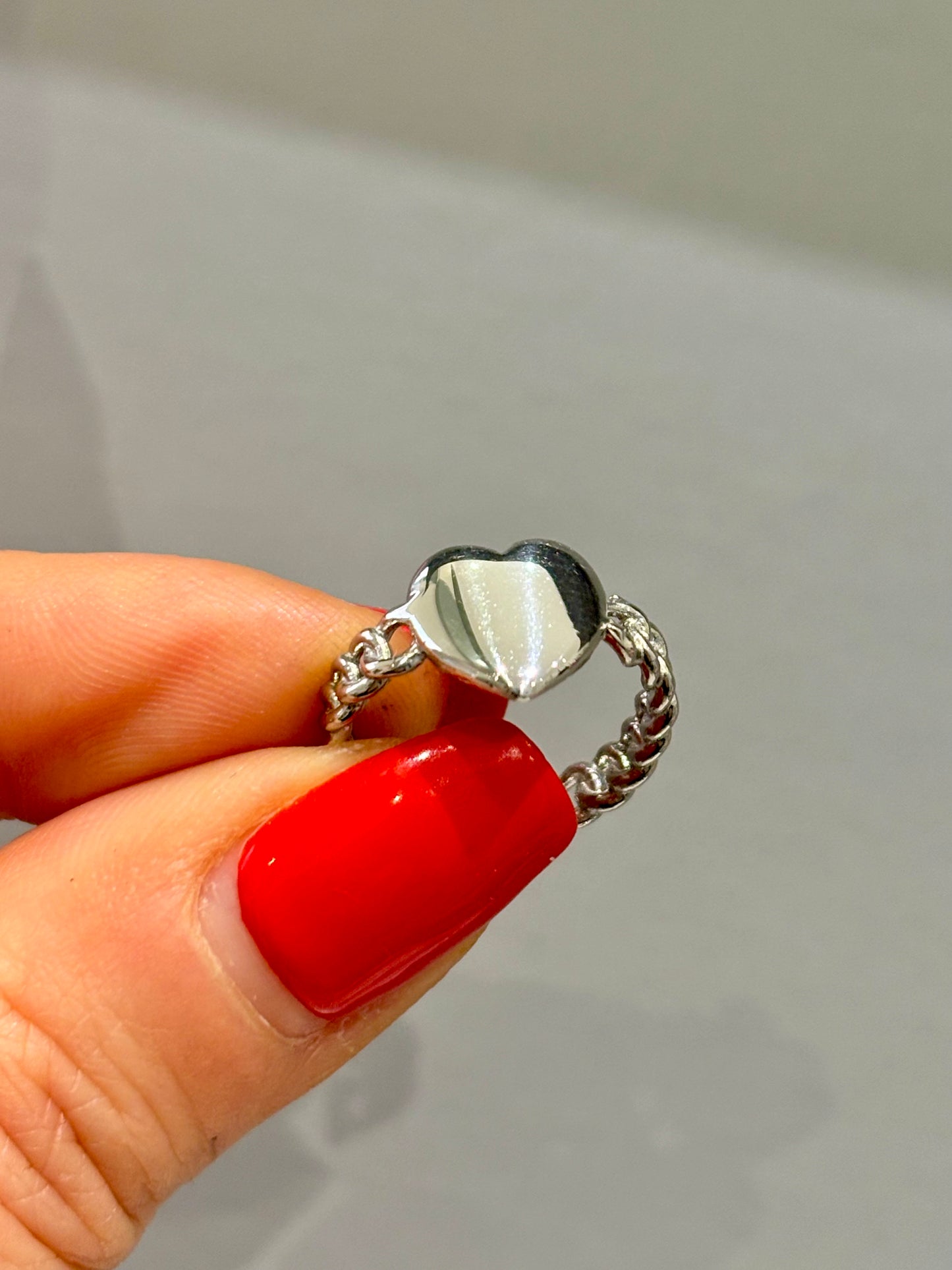 Anello Cuoricino personalizzabile