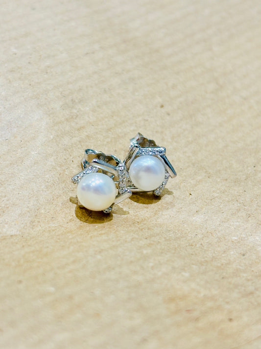 Orecchini perle Elegance argento
