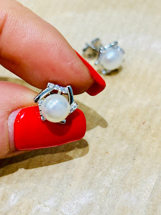 Orecchini perle Elegance argento