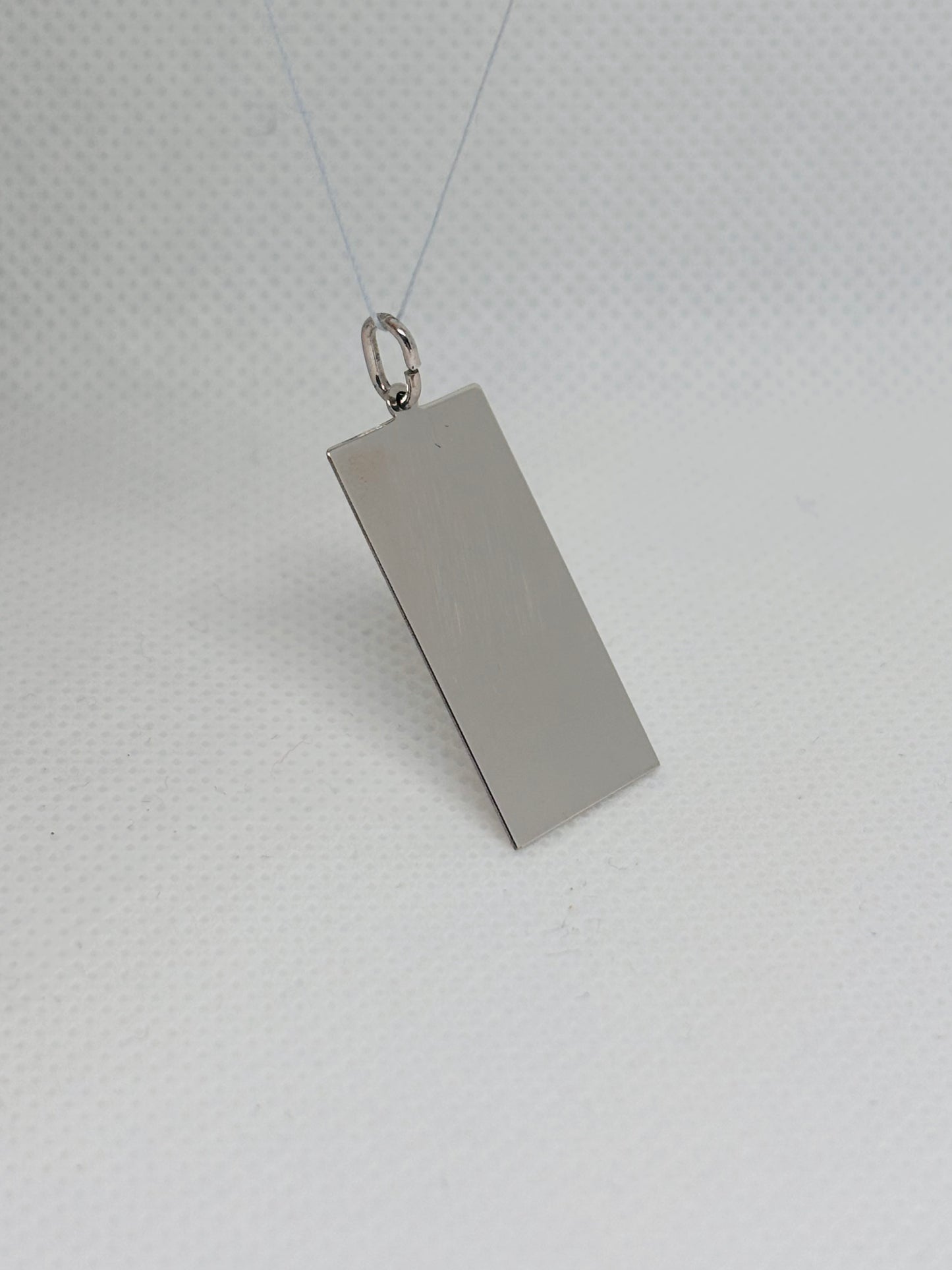 Ciondolo Piastra rettangolare per incisione