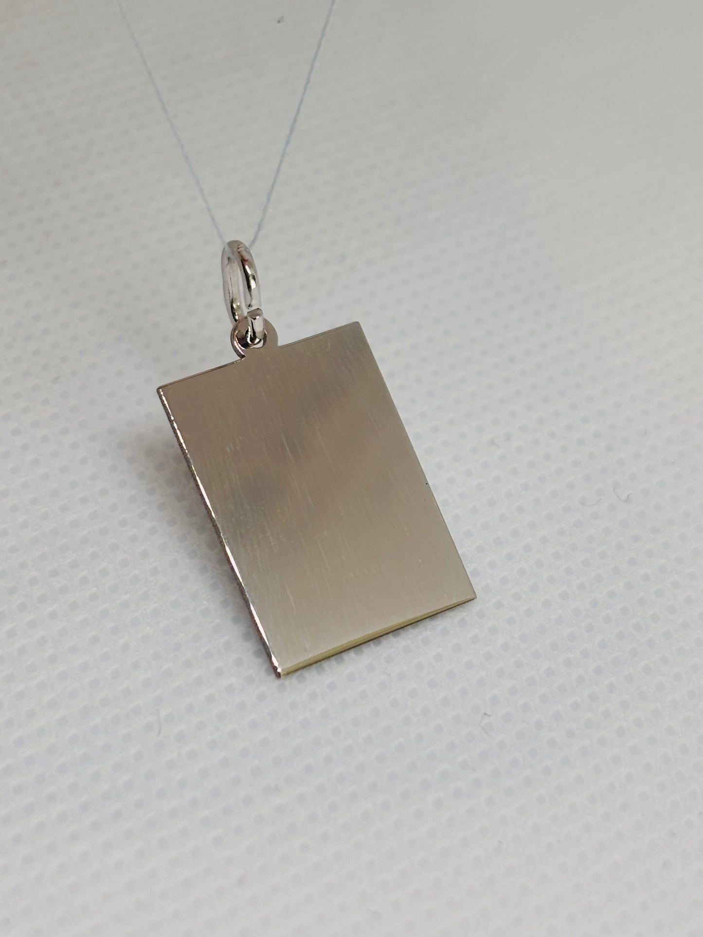 Ciondolo Piastra rettangolare per incisione