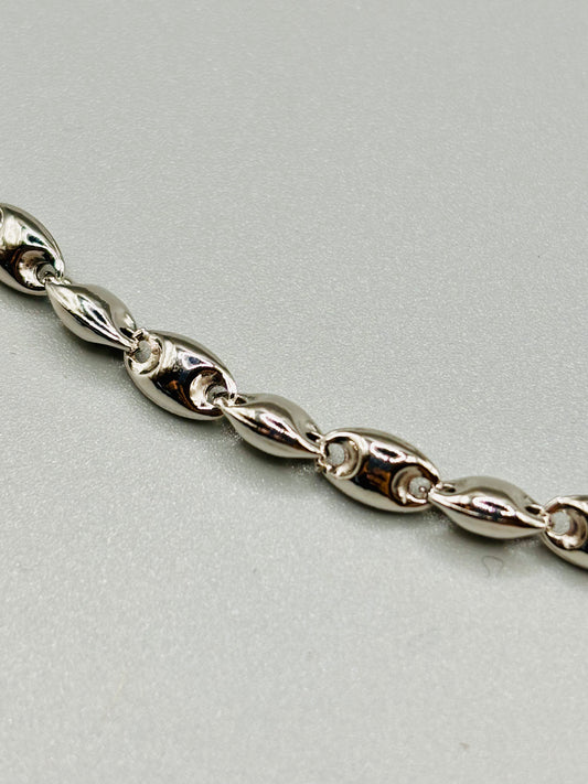 Collana uomo marinata argento