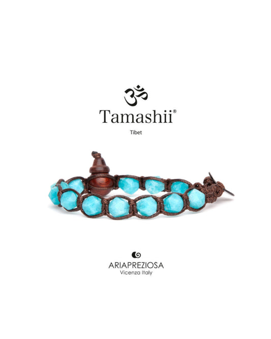 Bracciale Tamashii Diamond cut Giaga Verde Acqua