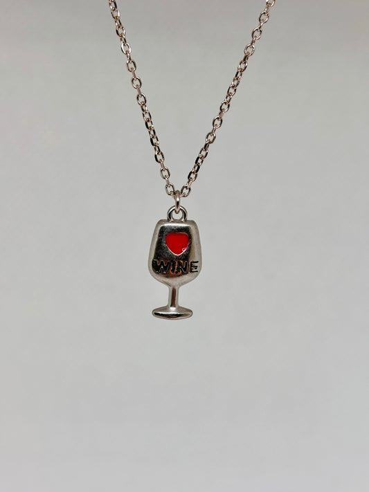 Collana Pizzico calice di vino