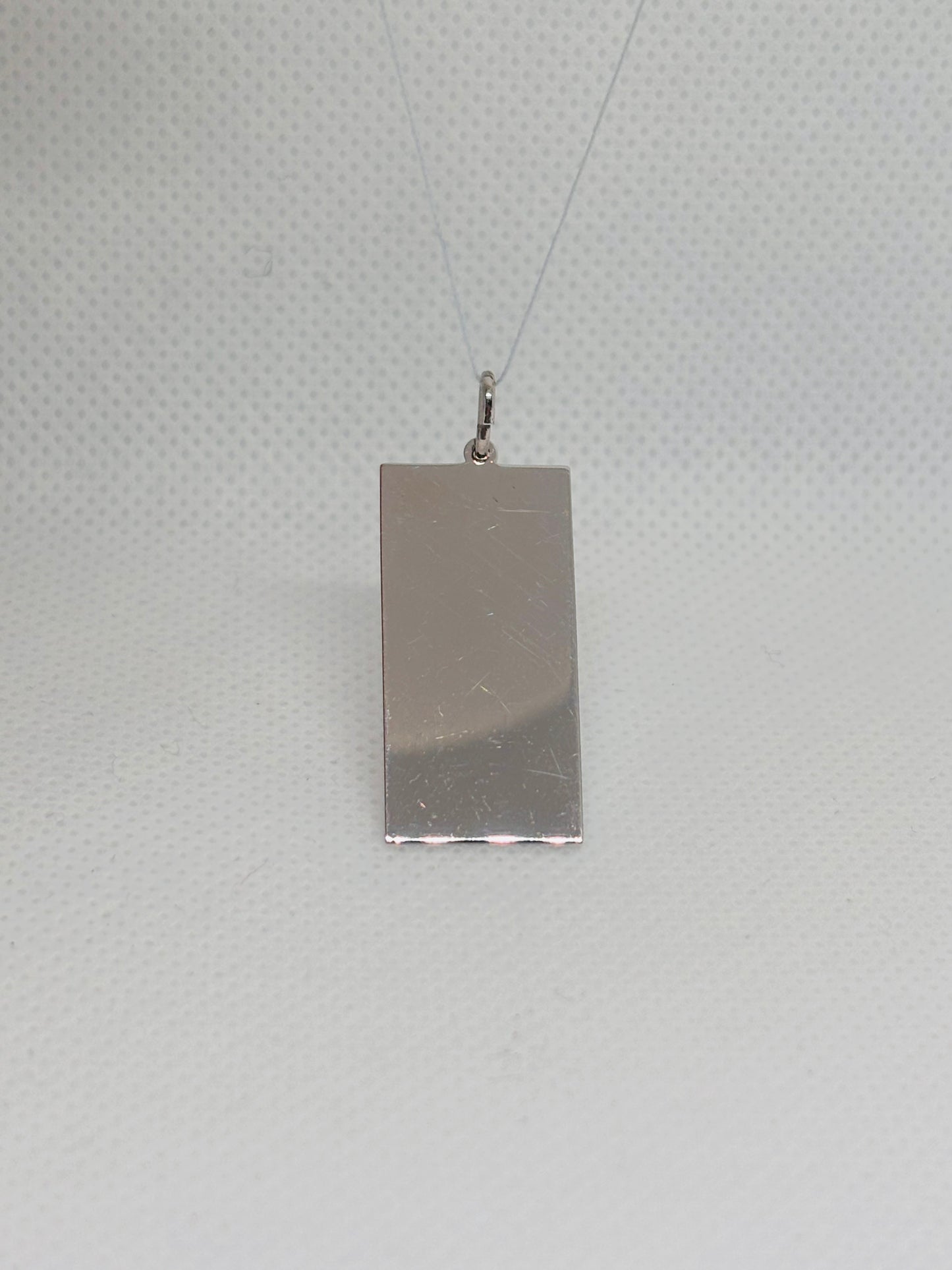 Ciondolo Piastra rettangolare per incisione
