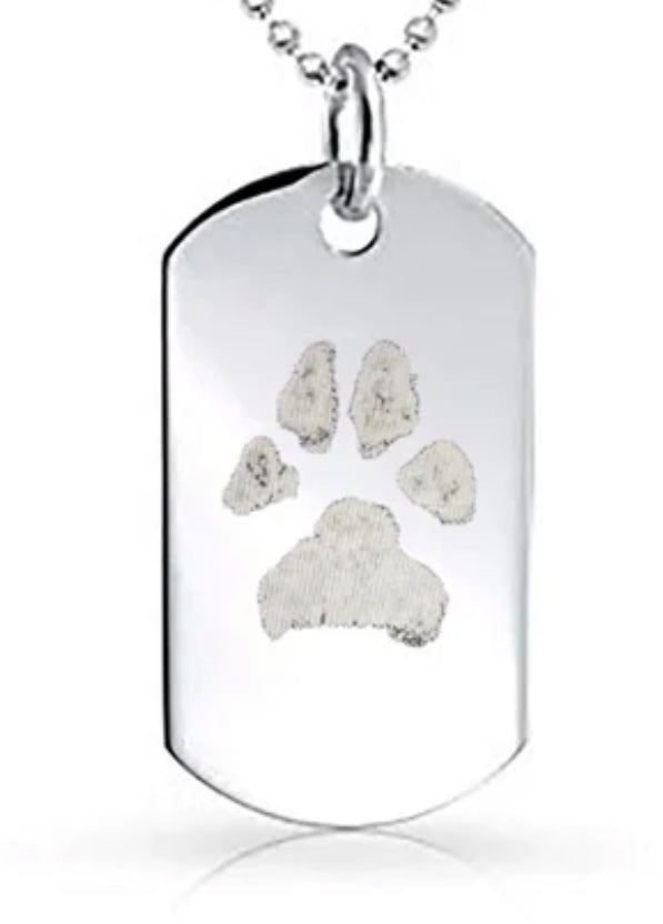 Ciondolo Piastra rettangolare stondata per incisione