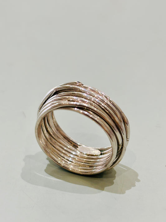 Anello Cerchio di vita argento