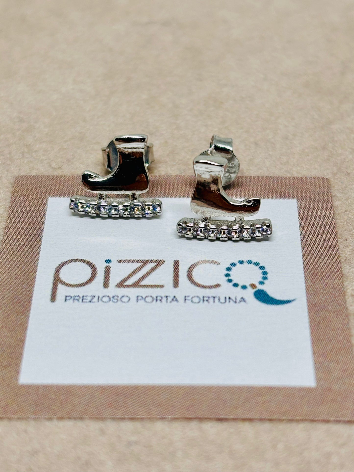 Orecchini Pattini ghiaccio Pizzico