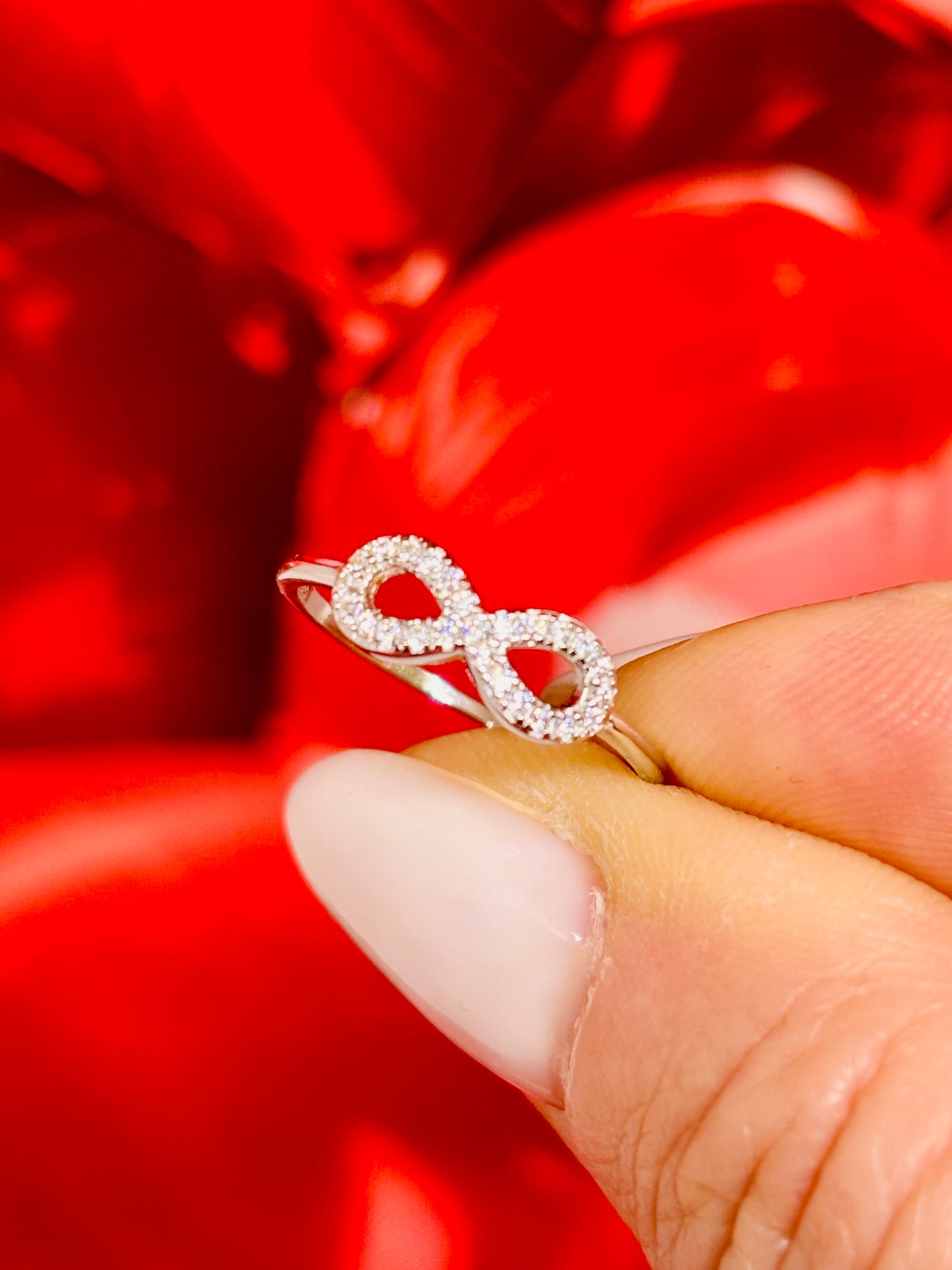 Anello infinito Argento