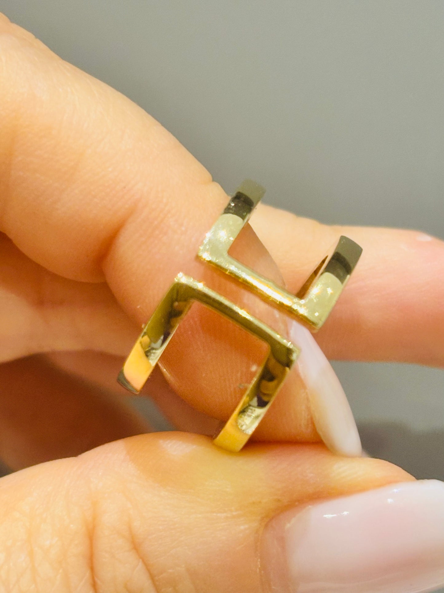 Anello argento Gold essense