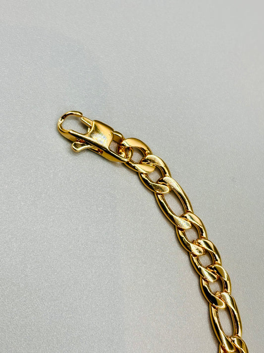 Bracciale uomo Alpha acciaio gold