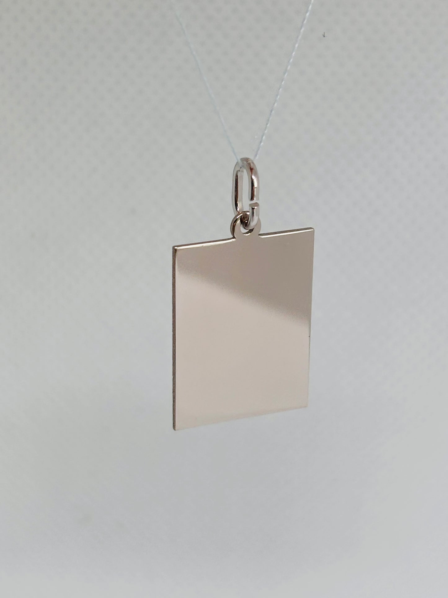 Ciondolo Piastra rettangolare per incisione