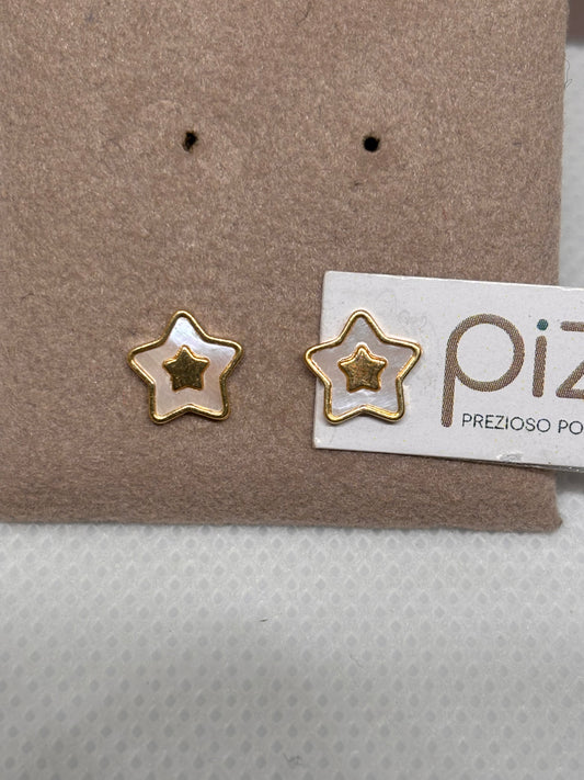 Orecchini Pizzico lobo smalto