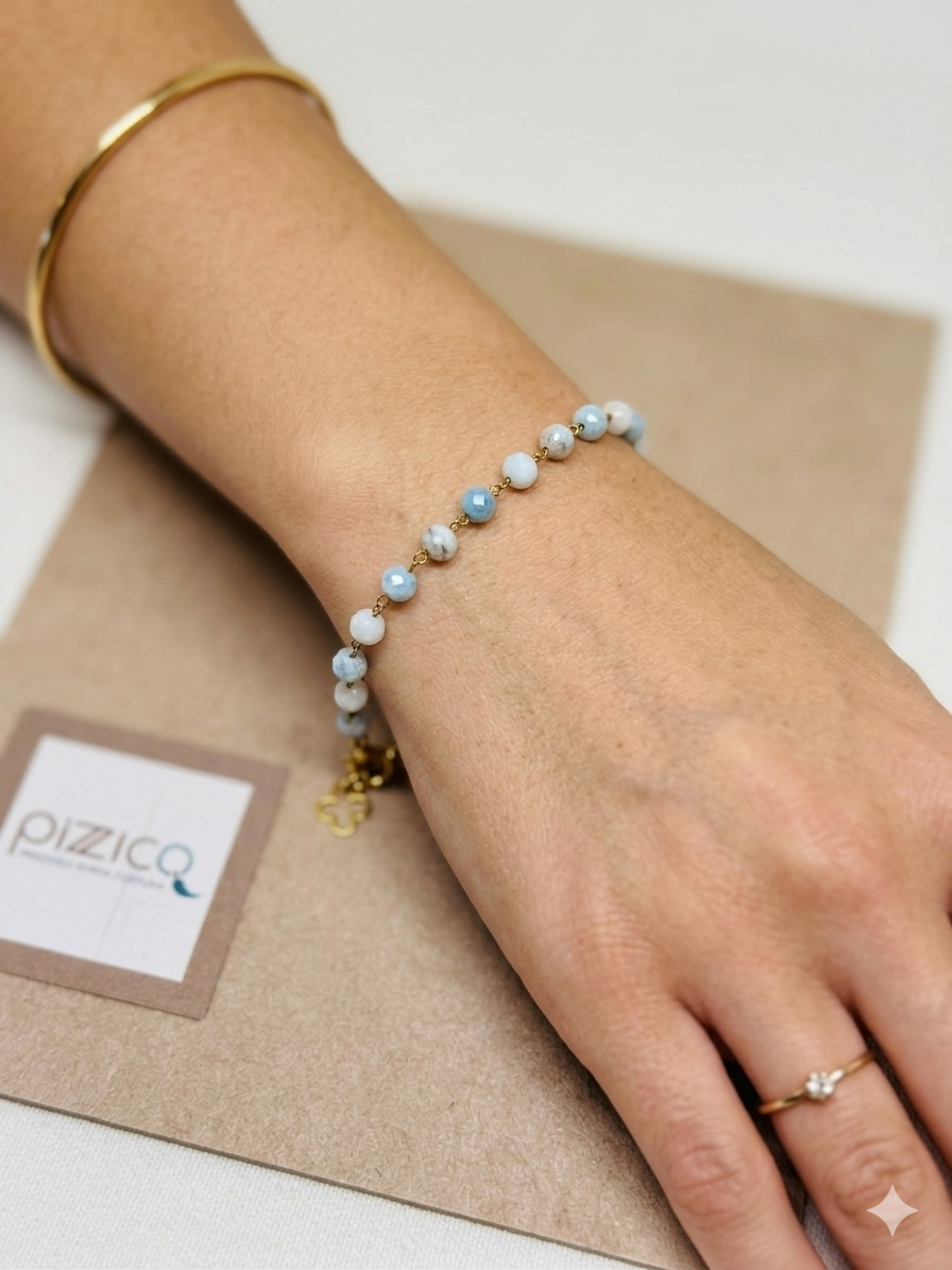 Bracciale Rosarietto Cielo Pizzico
