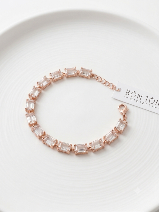 Bracciale tennis baguette
