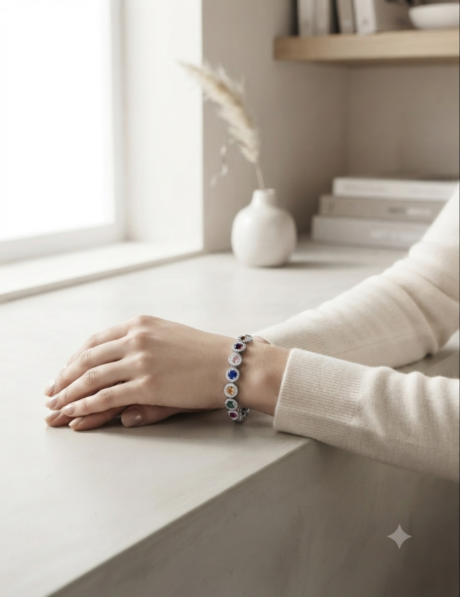 Bracciale tennis tondo Brillovers
