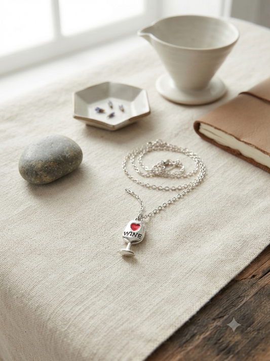 Collana Pizzico Wine and Love