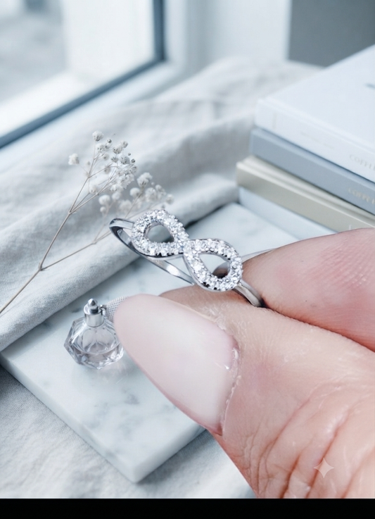 Anello infinito Argento