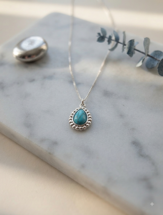 Collana goccia Turchese Pizzico
